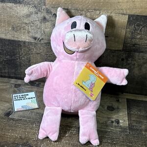 NWT-12” Kohls Cares - Piggie Pink Pig Plush Smiling Willems